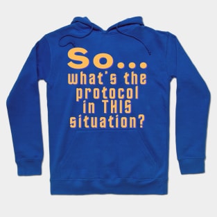 So, What's the Protocol in this Situation Hoodie